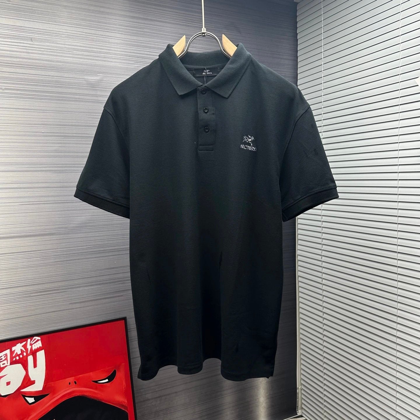 Arc'teryx T-shirt Chicken Breast Frame logo Embroidery POLO Shirt Lapel Short Sleeve25ss New Unisex Summer Short Sleeve OS Loose T Business Half Sleeve Shirt Plus Size T-Shirt