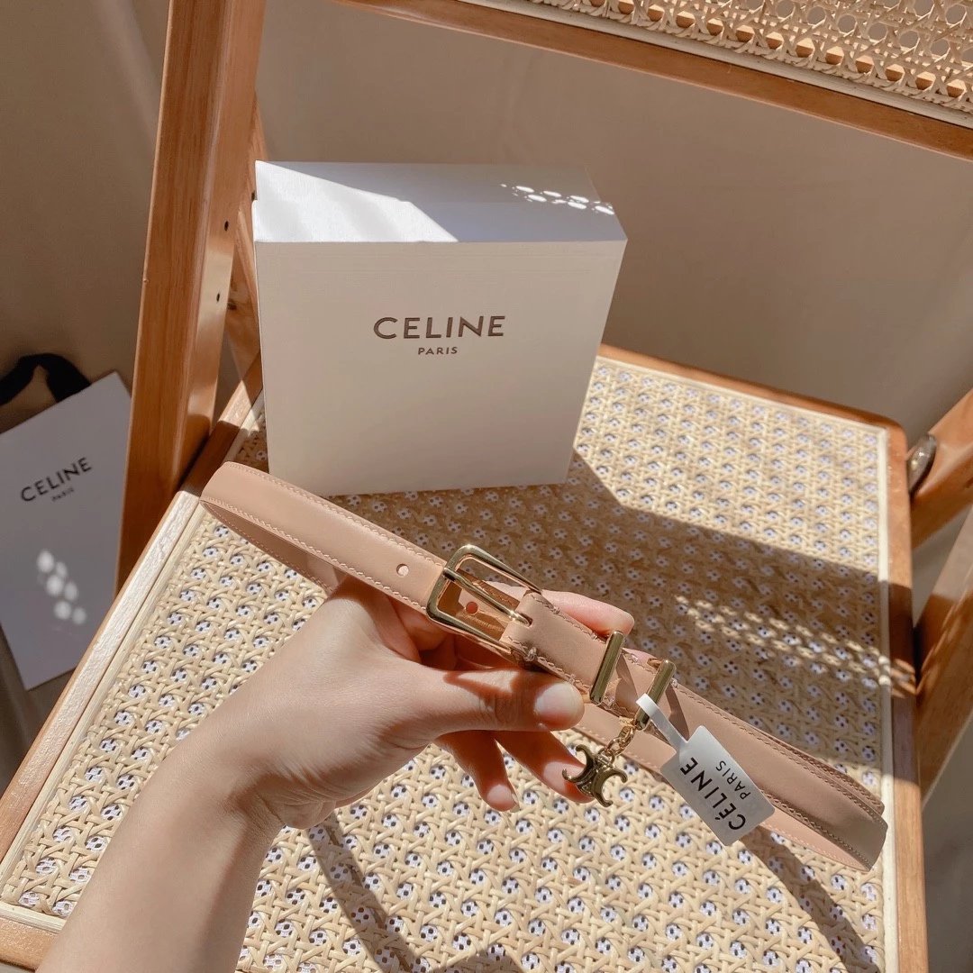 Celine Belt Top version Goods Belt Belt Female Arc De Triomphe Belt Arc De Triomphe Belt Black Retro Hair Style Belt Bright Gold Head Belt Belt Double-Sided Belt Women's Belt Women's Belt Belt Women's Belt1.8Belt Women's Belt Belt