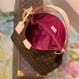 Louis Vuitton LV Women's Bag Top version Internet Hot Big Bag Presbyopic Women's Bag New Graceful Small Size Handbag Tote Bag Wide Shoulder Strap Handbag Shopping Bag Shoulder Bag Messenger Bag Mummy Bag M43700M43703