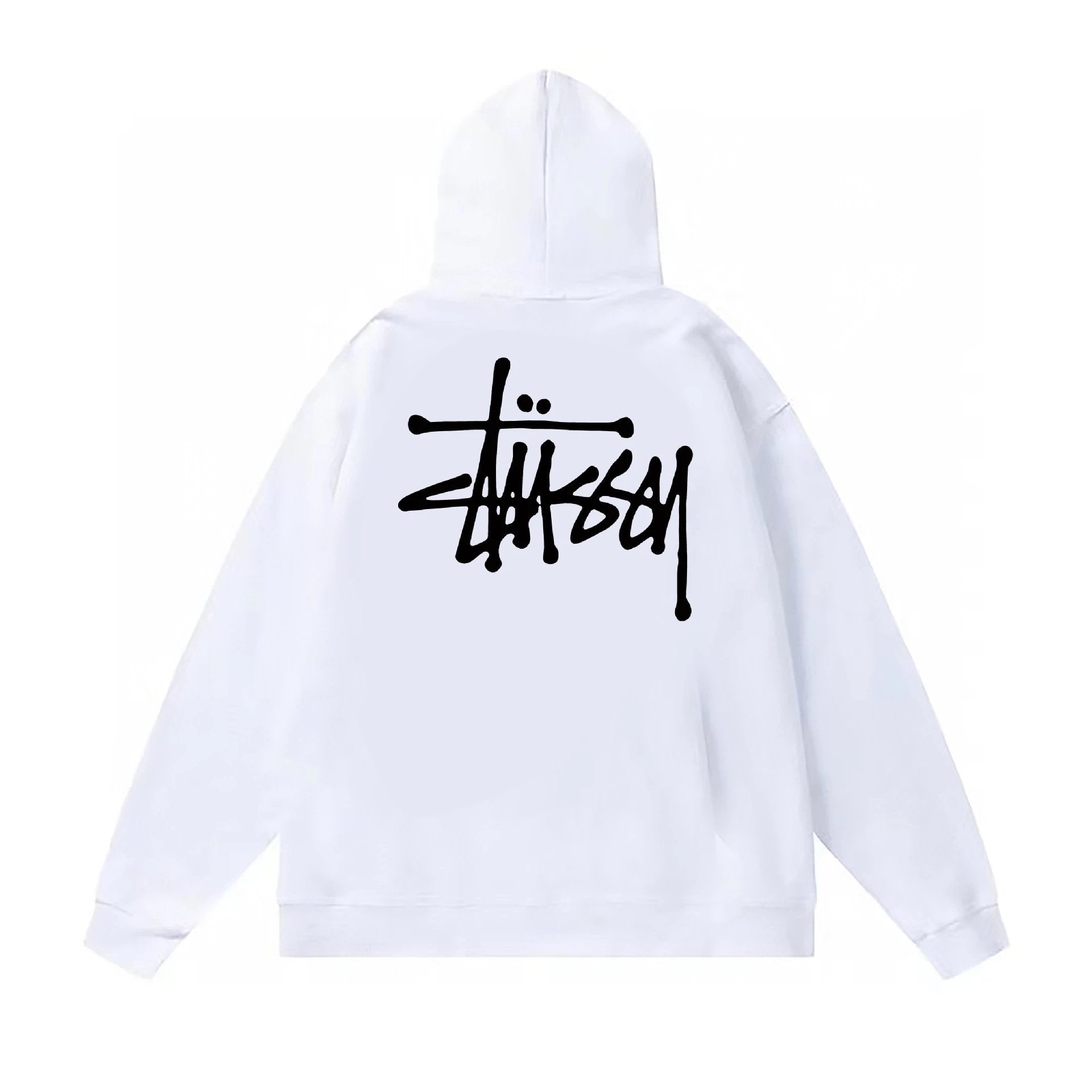 Stussy Hoodie Original Label Delivery2023New Classic Printing Black8Sweater STU World Tour tu Western Youth Pullover