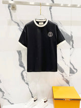 Gucci T-shirt Chest Letters1921Embroidery logo round Neck Short Sleeve25ss New Pure Cotton Unisex Style T T-shirt OS Loose Fit Base Shirt Top Half Sleeve T-Shirt