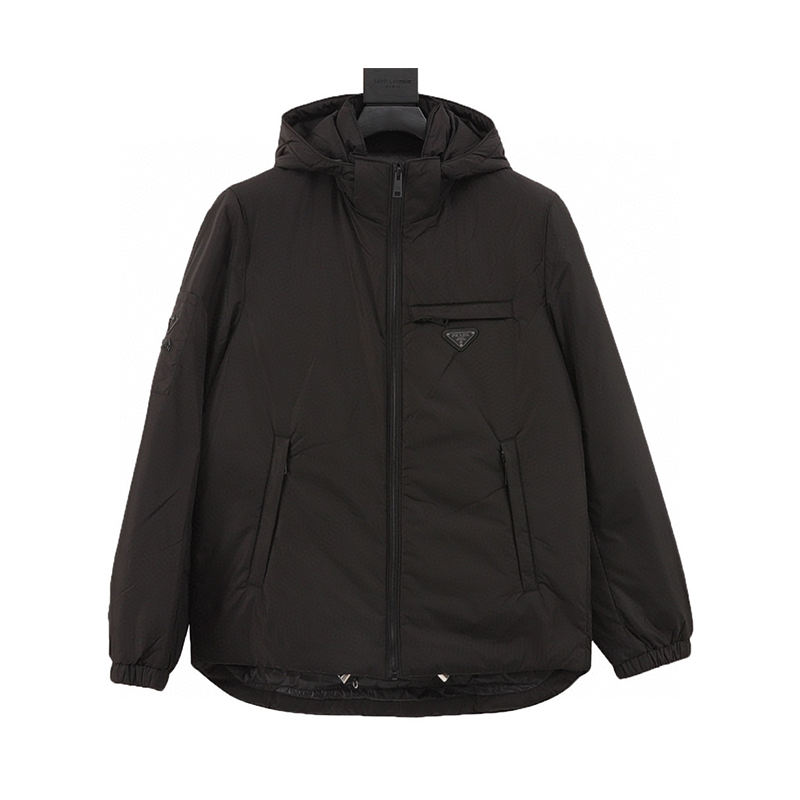 PRADA Down jacket Dovetail Casual down Jacket Men and Women Same Style