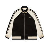Celine Jackets Embroidered Stand Collar Jacket Zipper Sweatshirt Coat Unisex Autumn Winter New Sports Casual Loose Versatile