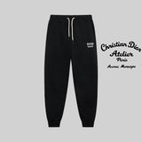 Dior Sweatpants Slim Fit Line Logo Logo Jogger Sweatpants Unisex Winter New Long Pants