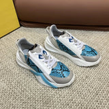 FENDI Shoes 2024New Sports Shoes Men's Color Matching Twill Letters Dad Shoes All-Match Lace-up Casual Shoes Men