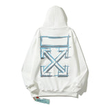 OFF-White Hoodie Cotton Terry Pullover Hoodie Loose Sweater-CY