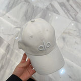 Alo Yoga Hat Letter Embroidery logo Baseball Cap Sunshade Sun Protection Duckbill Cap Large Head Circumference Slimming Face Curved Brim Versatile Sports Hat for Men and Women Couples Same Style