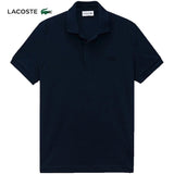 Lacoste T-shirtTop Version Men's Business Commute Classic Solid Color Casual Lapel Short Sleeve POLO Shirt