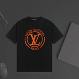 Louis Vuitton LV T-shirt Chest Brand Letter Print logo round Neck Short Sleeve25ss New pure cotton T Unisex T-Shirt OS Loose Fit Base Shirt Top Half Sleeve T-Shirt