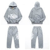 Syna World Hoodie Drill Fashionset-007Fashion Brand Fashion Sweater Suit Sweatpants