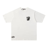 Louis Vuitton LV T-shirt Chest Graffiti Art Embroidery LOGO round Neck Short Sleeve25ss New Pure Cotton Unisex Style T T-shirt OS Loose Fit Base Shirt Half Sleeve T-Shirt Top Half Sleeve