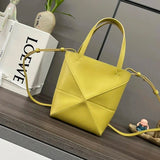 LOEWE Women's Bag Top version 【Kowloon Leather Premium Edition】23New PuzzleFold Handbag Folding Underarm Bag Tote Bag Shopping Bag Handbag Men's and Women's Bags mini Small Tote Bag Oversized Shopping Bag Big Tote tote Bag