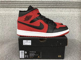 Air Jordan 1 Mid shoes New All-Match Trendy Men's Casual Sports Shoes