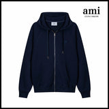 Ami Hoodie Ami Hoodie Couple Suit Classic Love Cotton Loose round Neck Raglan Hooded Sweater Leisure Tappered Trousers-CY