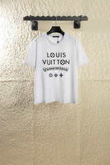 Chrome Hearts T-shirt Brand Embroidery on the Chest logo round Neck Short Sleeve25ss New Pure Cotton Unisex Style T T-shirt OS Loose Fit Base Shirt Half Sleeve T-Shirt Top Half Sleeve