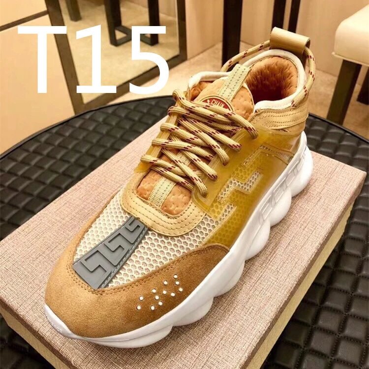 Versace Chain Reaction shoes Vasaki Couple Shoes Dad Shoes Platform Men's Hight Increasing Shoes Trendy All-Match Sports Casual Shoes for Women cf27