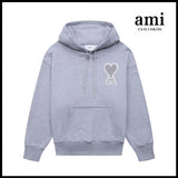 Ami Hoodie Ami Hoodie Couple Suit Classic Love Cotton Loose round Neck Raglan Hooded Sweater Leisure Tappered Trousers-CY