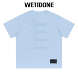 We11done T-shirt Top Spring and Summer New Large Letter Bullet Screen LOGO Simple Short Sleeve T T-shirt Loose Fashion Brand