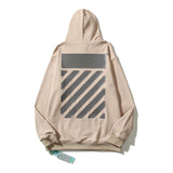 OFF-White Hoodie Cotton Terry Pullover Hoodie Loose Sweater-CY