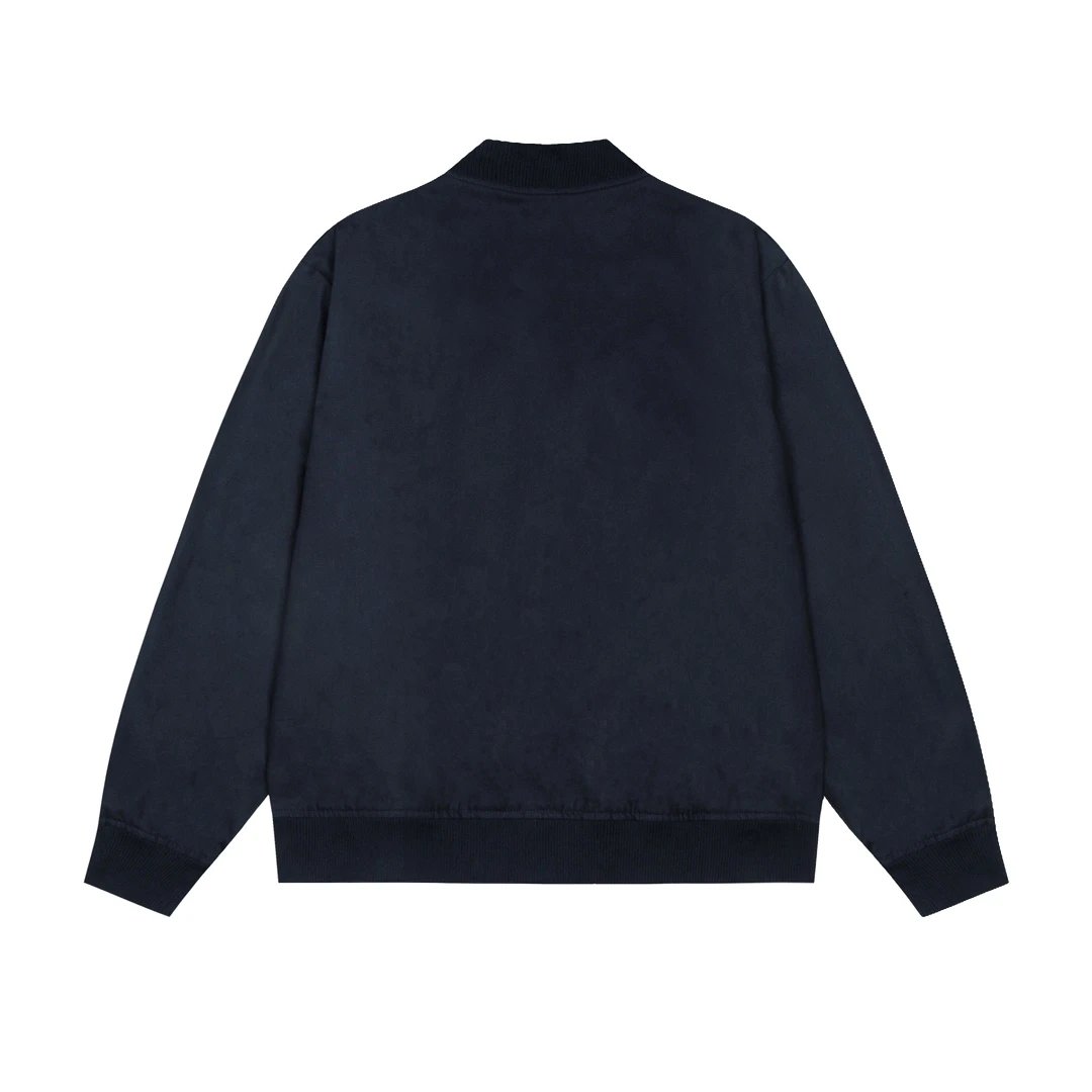 Louis Vuitton LV Jackets New Twill Logo Embroidered Pilot Jacket Coat Unisex Autumn Winter New Sports Casual Loose Versatile