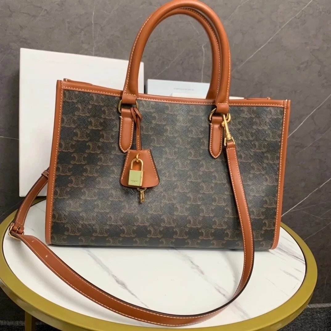 Celine women's bag Top version 【Original Genuine Goods Surrogate Shopping Edition】LI_NETRIOMPHE Arc De Triomphe Presbyopic Large Tote Bag Tote Bag2022Spring Horizontal CABAS Tote Handbag Easy Matching Tote Bag Beach Bag Mummy Bag Shopping Bag Women's Bag