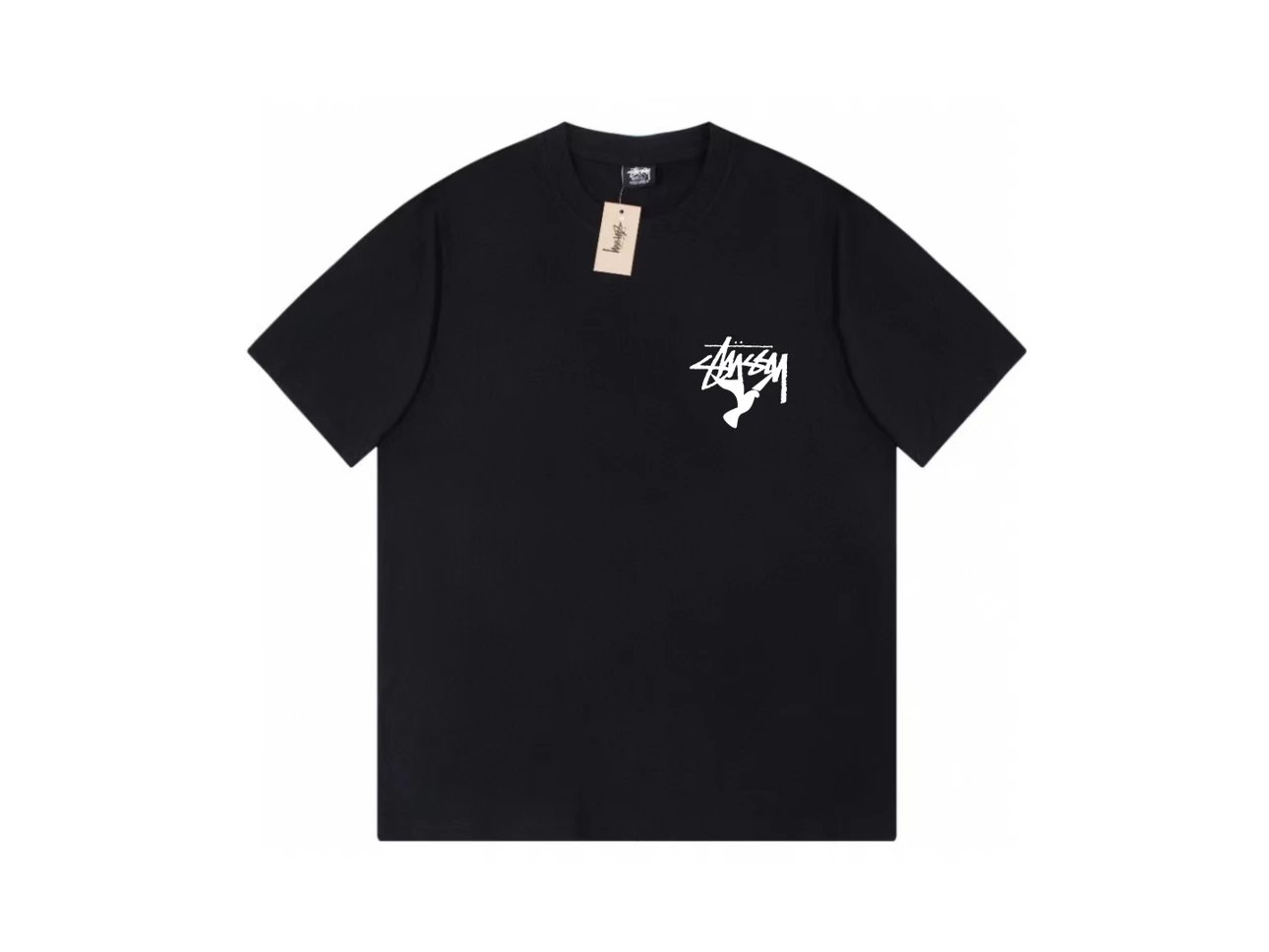 Stussy T-shirt Top Version Counter Same Style Pure Cotton Summer Men's and Women's Same Fashion Loose All-Matching2024New Short Sleeve T T-shirt