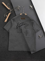 Louis Vuitton LV T-shirt Back Cut Clover Letter Patch logo round Neck Short Sleeve25ss New Pure Cotton Unisex Style T Casual T-Shirt Base Layer Shirt OS Loose Fit Half Sleeve Top Plus Size