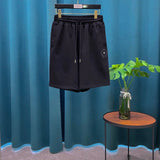 Chrome Hearts Shorts Heavy Craft Hardware Horseshoe Letter Embroidery Shorts Five-Point Shorts25ss New Drawstring Casual Summer Pants5Two-in-One Casual Sweatpants for Men and Women, Pure Cotton Joggers