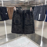 Chrome Hearts Shorts Pocket Brand Logo logo Five-point Shorts25ss New Drawstring Casual Summer Pants American Style5Two-in-One Casual Sweatpants for Men and Women, Pure Cotton Joggers