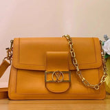 Louis Vuitton LV Women's Bag Top version 【Original Order】2024Spring and Summer New Daphne/DAUPHINESOFT Medium Handbag Women's Bag Chain Bag Handbag Shoulder Bag Crossbody Bag M25050M25209M25048