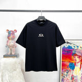 Balenciaga T-shirt Reversible LOOPSPORTSICON Letter Embroidered Round Neck Short Sleeve25ss New Pure Cotton Unisex Style T T-shirt OS Loose Fit Base Shirt Top Half Sleeve T-Shirt