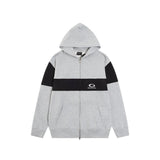 Balenciaga Hoodie Micro Logo Embroidered Zipper Hoodie Sweatshirt Unisex Sports Casual OS Loose fit versatile style