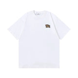 Burberry T-shirt Chest Plaid Embroidery logo round Neck Short Sleeve25ss New Pure Cotton Unisex Style T T-shirt OS Loose Fit Base Shirt Half Sleeve T-Shirt Top Half Sleeve