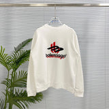 Balenciaga Hoodie Foam Print Long Sleeve Sweatshirt Crew Neck Sweatshirt Long Sleeve Base Shirt Jacket Top Fashion Unisex Sports Casual Loose Fit Versatile Autumn Winter New Arrival