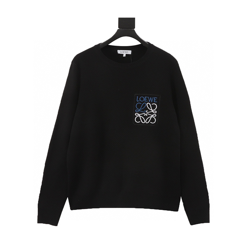 LOEWE Sweater Classic Pocket logo Embroidered Sweater for Men and Women