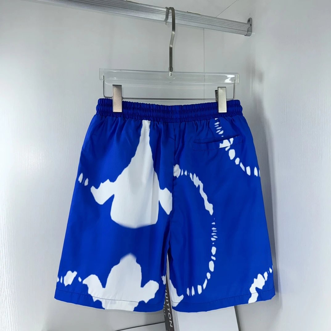 Louis Vuitton LV Shorts Rendering logo Beach Shorts25ss New Five-Point Pants os Loose Quick-Dry Unisex Casual Trendy Brand Big Shorts5Pants