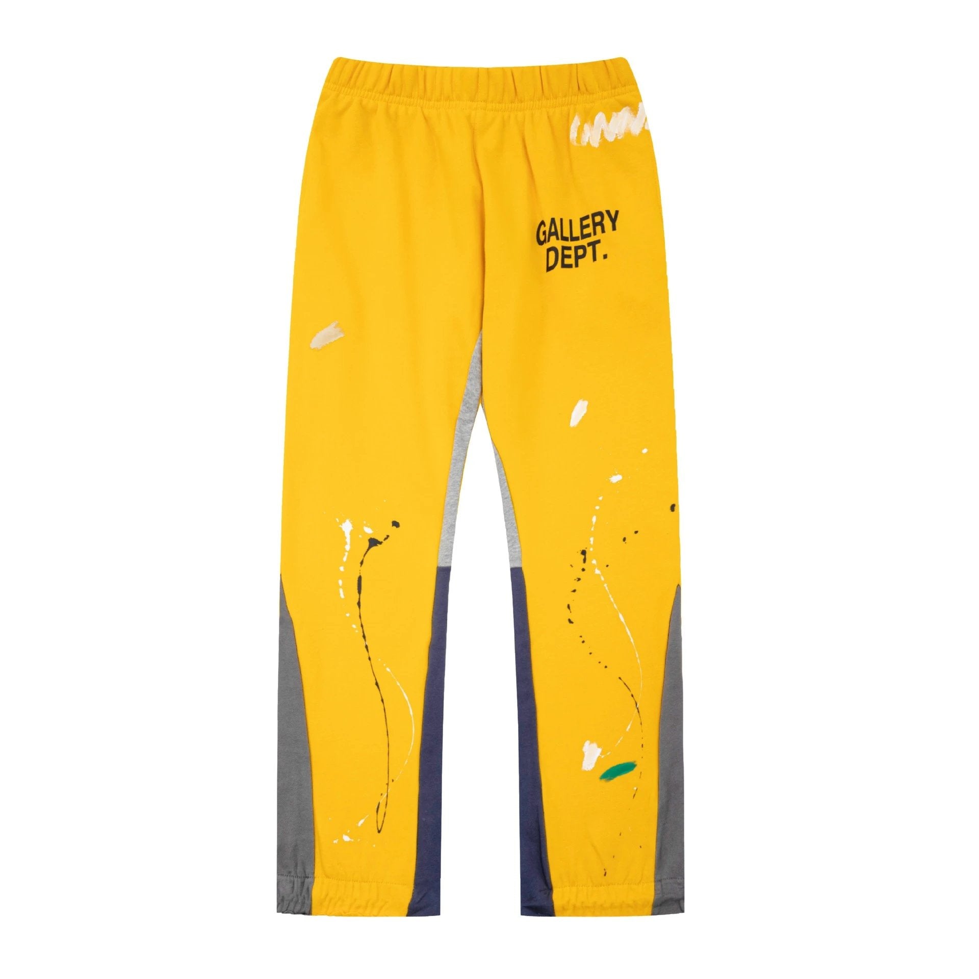 Gallery Dept Sweatpants Classic Hand-Painted Paint-Splashing Style Graffiti Printed Stitching Cotton Sweat Pants Men's Casual Trousers-CY