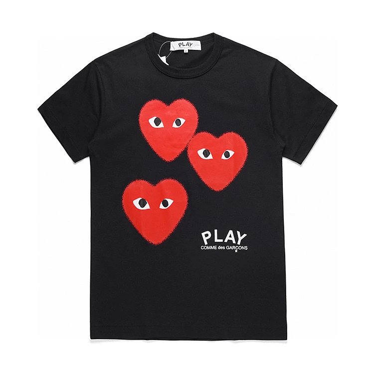 Rei Kawakubo T-shirt Top Version+Love Men and Women Couple Short Sleeve T T-shirt