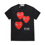 Rei Kawakubo T-shirt Top Version+Love Men and Women Couple Short Sleeve T T-shirt