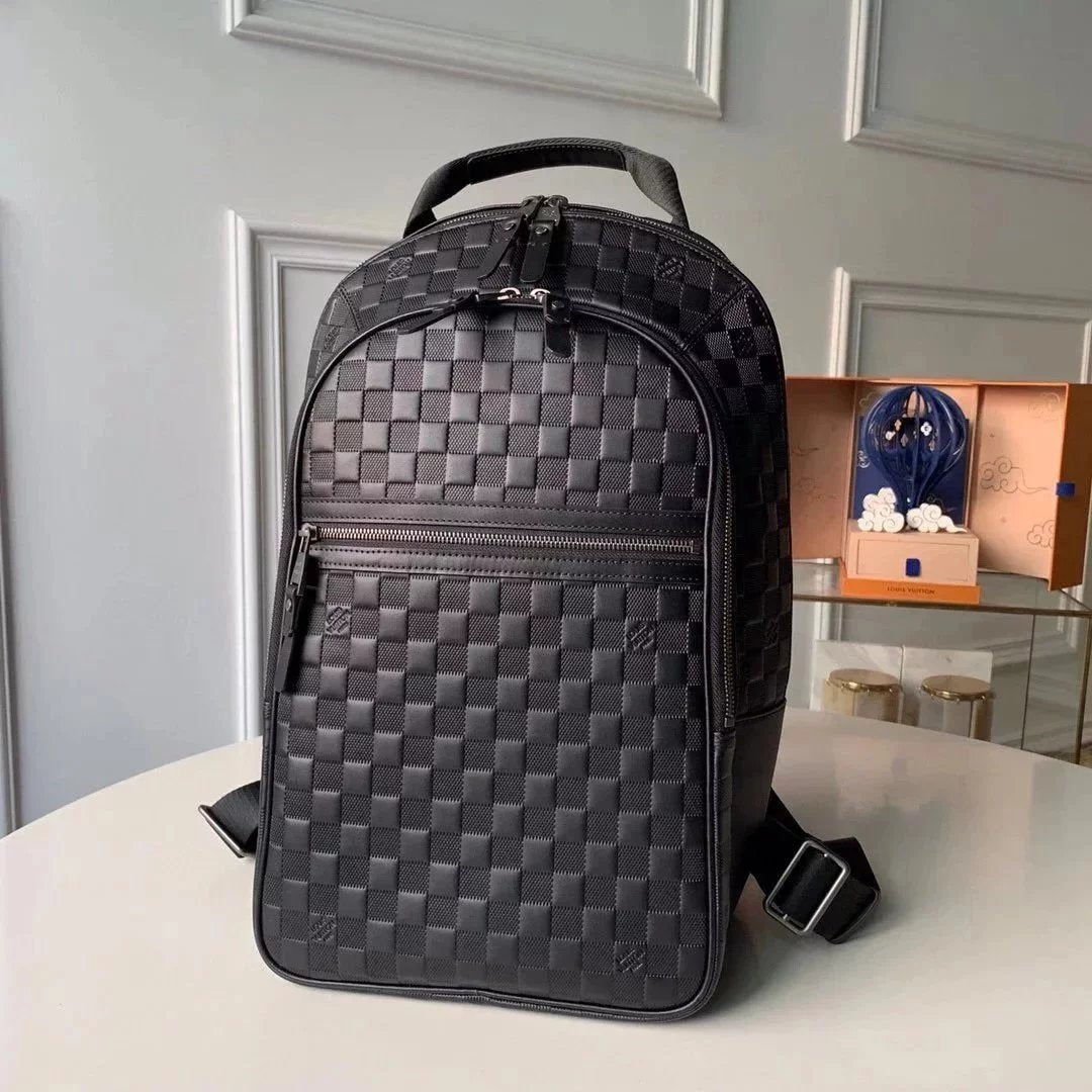 Louis Vuitton LV Backpack Top version New Product MICHAEL Backpack Backpack Fashion Men's Large Capacity Travel Bag Backpack School Bag Hiking Backpack N58024