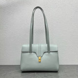 Celine women's bag Top version 【Level Surrogate Shopping】SOFT16Medium32cm Large Size38cm Large Shopping Bag Computer Bag Office Intellectual Handbag Shopping Bag Commuter Bag Tote Tote Bag Selene Women's Bag