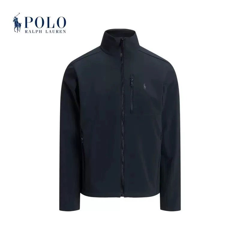 Ralph Lauren Jackets Top Version Men's Clothing24Autumn Anti-Wet Half Turtleneck Jacket