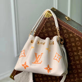 Louis Vuitton LV Women's Bag Top version Summer Limit Orange Juice【Overseas】M46545Orange Juice Full Leather Chain Bag Bucket Bag Series New SummerBundle Bucket Bag Shoulder Crossbody Portable Underarm Chain Bag Women's Bag