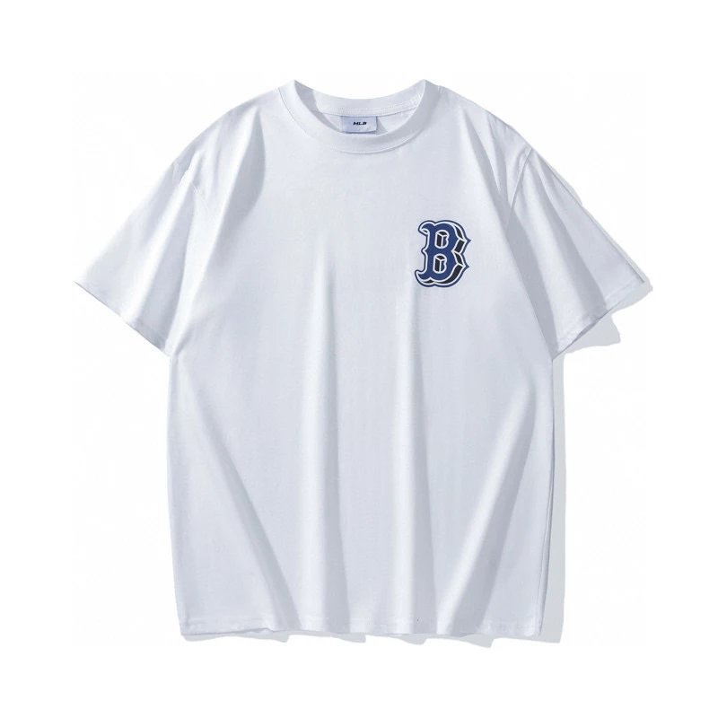 MLB T-shirt Top Version Male and Female Couple College Style Printing T T-shirt Fashion Casual Loose Short Sleeves Summer New