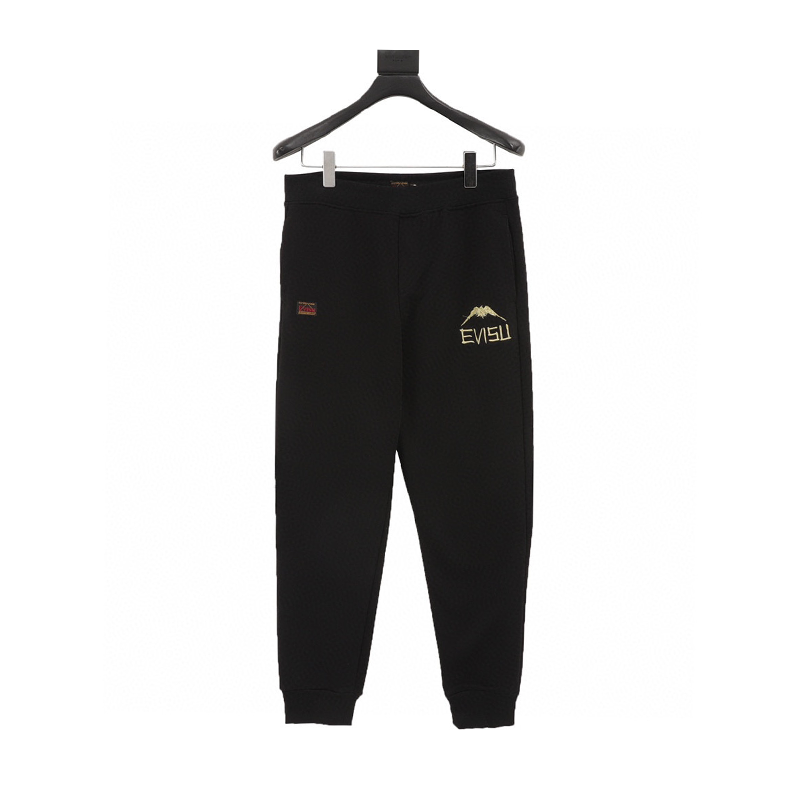 Evisu Sweatpants Trendy M Printed Sweatpants for Men and Women