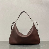 Celine women's bag Top version 【New Arrivals】2023New Romy Underarm Bag Large Commuter Bag Men's Bag with Long Shoulder Strap Messenger Bag Shoulder Bag Original Imported Calfskin Natural Pleated French Bag Can Hold Tablet Pc Bag New Romy Large Shoulder Un