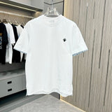 Dior T-shirt Chest Bee Embroidery logo round Neck Short Sleeve25ss New pure cotton T Unisex T-Shirt OS Drop Shoulder Loose Fit Base Shirt Top T-Shirt Short Sleeve