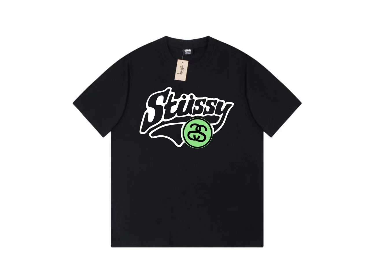 Stussy T-shirt Top Version Counter Same Style Pure Cotton Summer Men's and Women's Same Fashion Loose All-Matching2024New Short Sleeve T T-shirt