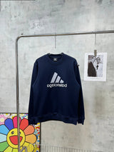 Balenciaga Hoodie Three-Stripes Large Logo Letter Embroidery Crewneck Sweatshirt400100% Pure Cotton Terry Pullover Sweatshirt os Versatile Inner Layer Top Unisex24ss Autumn and Winter New Products