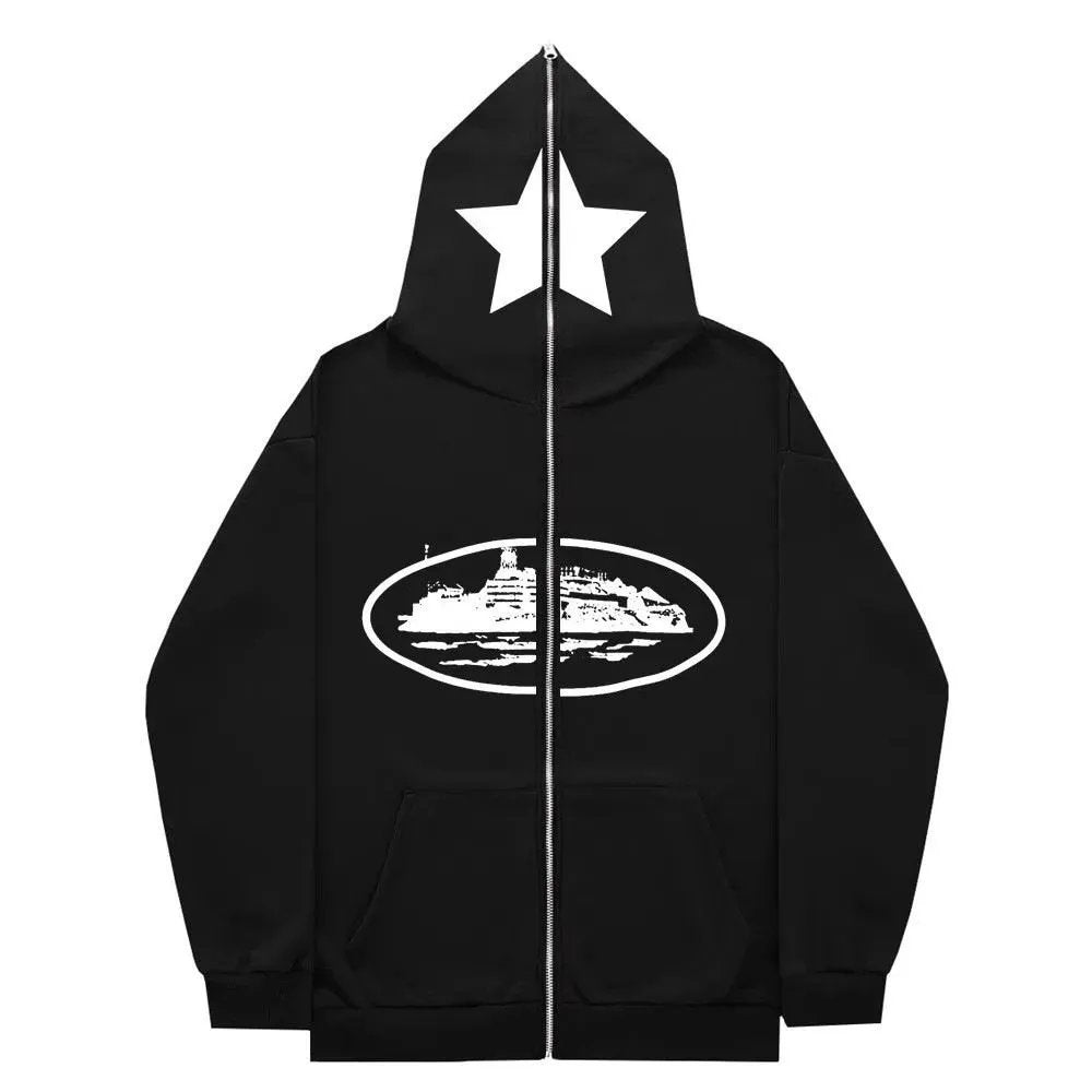 Trapstar Hoodie New American Style Trend Zipper Sweater Coat-SQ002